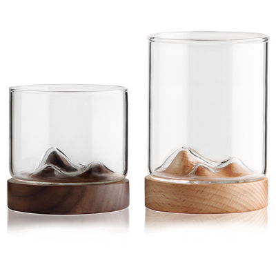 3D Carving Black Walnut Beech Wooden Cup Mat Coaster for Modern Style Creative Design