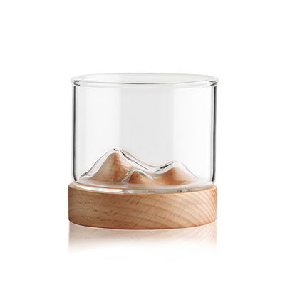 3D Carving Black Walnut Beech Wooden Cup Mat Coaster for Modern Style Creative Design