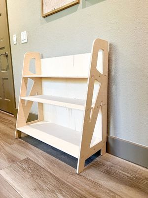 Kids Room Storage Montessori Wooden Toy Storage for Playroom and Nursery Furniture