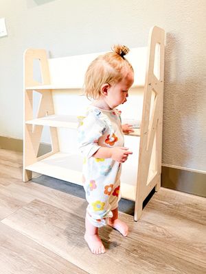 Kids Room Storage Montessori Wooden Toy Storage for Playroom and Nursery Furniture