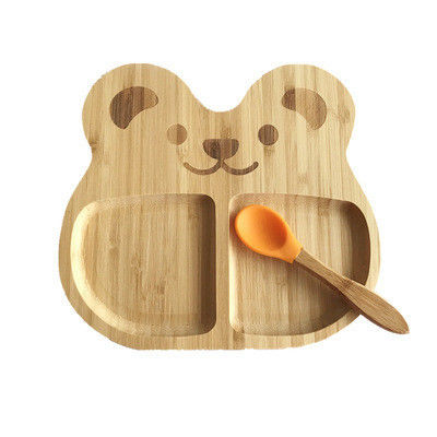 Wooden Suction Plate The Perfect Way to Introduce Solid Foods to Your Baby and Toddler