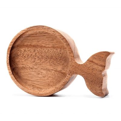 Minimalist Style Acacia Walnut Beech Wooden Coaster for Coffee Cup from Custom Design