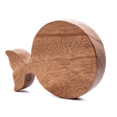 Minimalist Style Acacia Walnut Beech Wooden Coaster for Coffee Cup from Custom Design