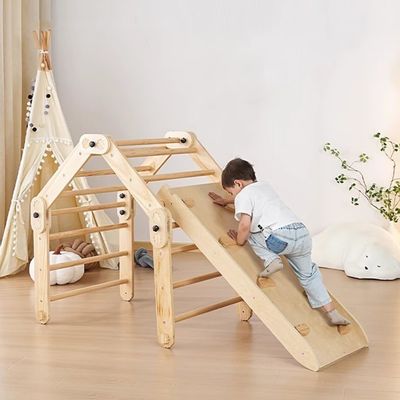 Indoor Montessori Climbing Toys for Toddlers Customized Logo Acceptable