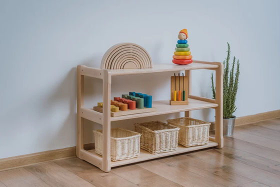 Kids Learning Toy Eco-friendly Child Montessori Washbasin with Mirror and Extra Board
