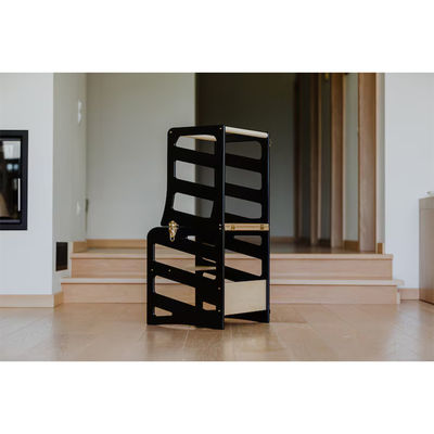 All-Season Foldable Kids Kitchen Tower Modern Design with 3in1 Helper Tower and Slide