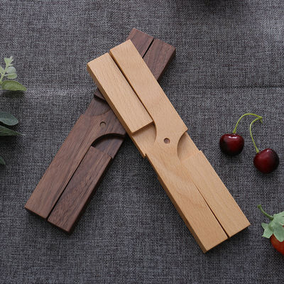 Wood Plain Color Beech Walnut Cross X Shape Varnished Pot Mat Coaster for Kitchenware