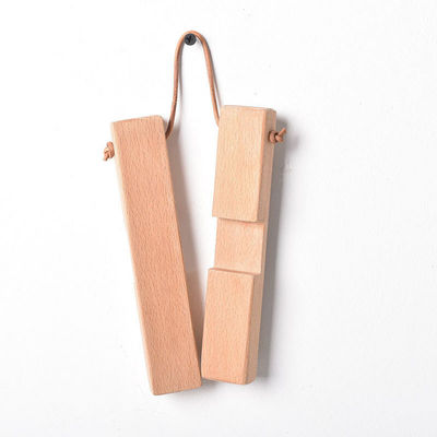 Wood Plain Color Beech Walnut Cross X Shape Varnished Pot Mat Coaster for Kitchenware