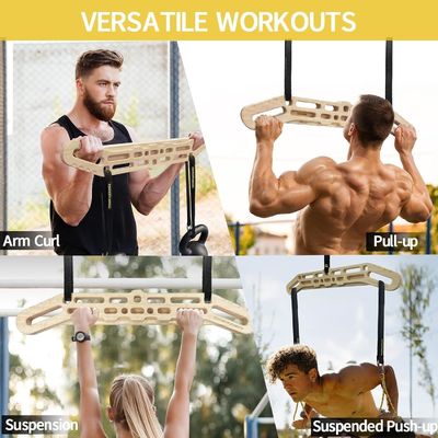 High Quantity Advantage Comprehensive Fitness Exercise Function with Wooden Hangboard