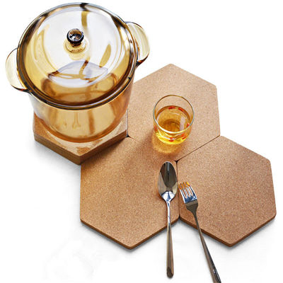 Add a Touch of Elegance with Stain Color Cork Coaster Wooden Round and Square Cup Mat