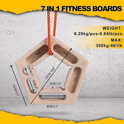 Portable Hangboard Rock Climbing Holds Perfect for Kids Learning Toy and Arm Training