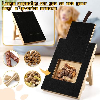 Household Wooden Dog Nail Care Scratch Pad with Snack Box Free Sample Charge