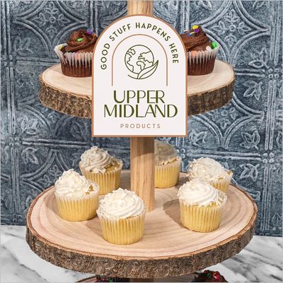 Sustainable 4 Tier Wooden Dessert Tower for Wedding Cake Display-Free Sample Charge