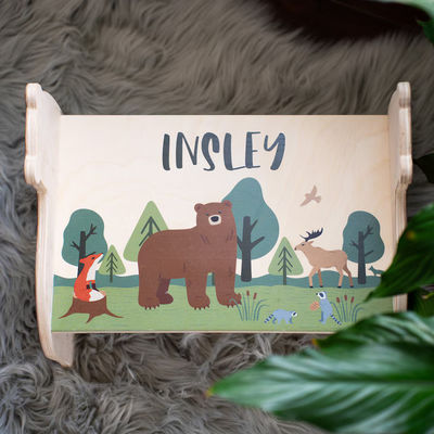 Free Sample Modern Design Easter Gift Children Bear Step Stool for Kids