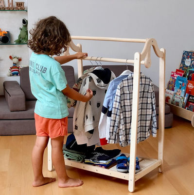 Stylish and Functional Toddler Wardrobe Modern Design Workshop Dressing Up Rail Closet