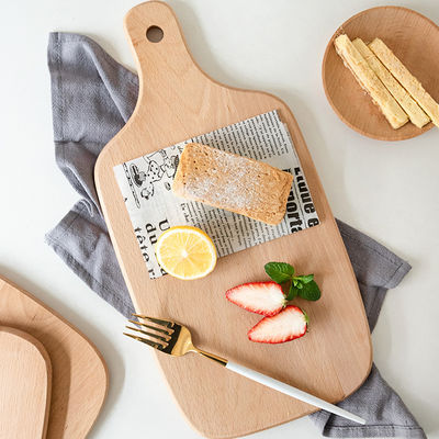 Accepeted Custom Size Black Walnut Wooden Bread Board for Fruits and Serving 40x23cm
