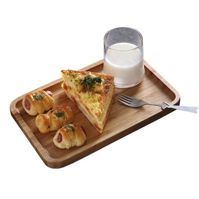 Elegant Bamboo Serving Tray Set Customized Logo and Eco-friendly with Custom Size
