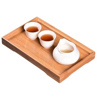 Elegant Bamboo Serving Tray Set Customized Logo and Eco-friendly with Custom Size