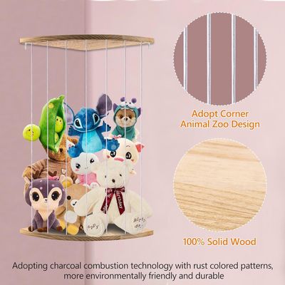 Cabinet Toy Storage for Toddler Play Room Stuffed Animal Corner Organizer