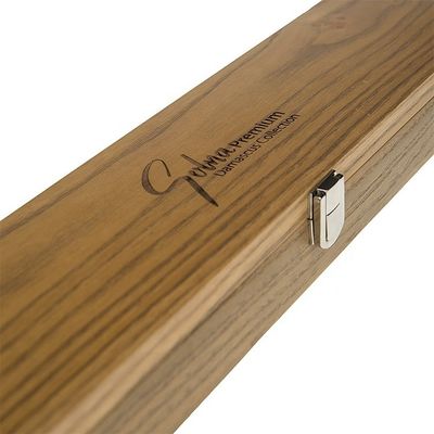 Customized Logo Acceptable Wooden Knife Box Handmade Rectangle Solid Wood Wine Bottle Box