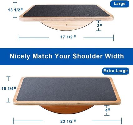 22.9 x 1.5 x 11.9 cm Custom Wooden Balance Board for Office Wobble Boards and Fitness