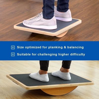 22.9 x 1.5 x 11.9 cm Custom Wooden Balance Board for Office Wobble Boards and Fitness