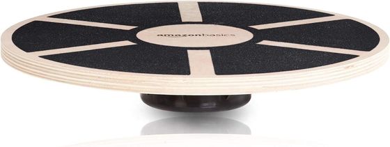 Basics Wood Wobble Exercise Balance Board 22.9 x 1.5 x 11.9 cm Inner Home Decoration
