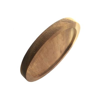 10cm Acacia Cup Holder Mat Made from 100% Natural Material for Classic Design Style