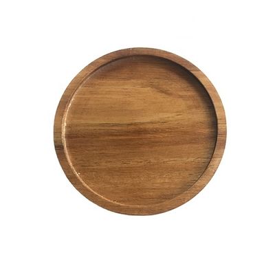 10cm Acacia Cup Holder Mat Made from 100% Natural Material for Classic Design Style