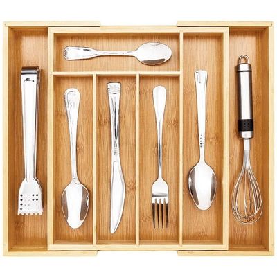 Adjustable Cutlery Tray for Knives Spoons Forks Customized Logo Acceptable Organizer