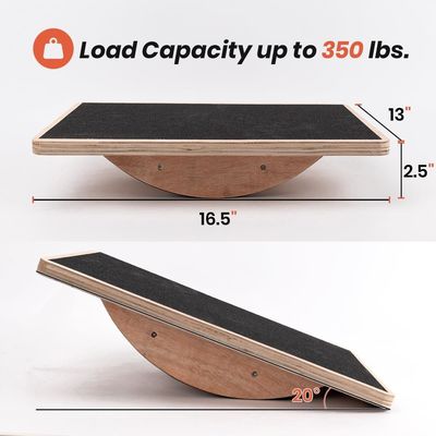 Standing Desk Core Strength Wooden Balance Board Modern Design Style Year Occasion