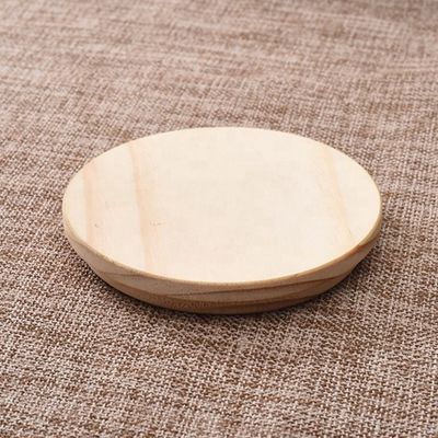 Easy Open End Wooden Round Jar with Lids Color and Customized Logo