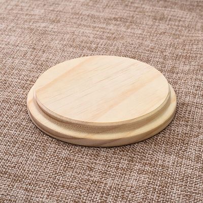 Easy Open End Wooden Round Jar with Lids Color and Customized Logo