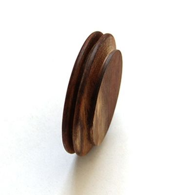 Food Grade Acacia Wood Seal Lid for High Borosilicate Glass Storage Jar FSC Certified