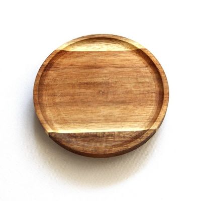 FSC Certified Acacia Wooden Lid Glass Candle Jars for Easy Opening and FSC Certificate