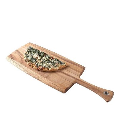 Wooden Olive Chopping Board for Portable Bread Cheese Cutting 8 x 20.5 x 0.5 inches