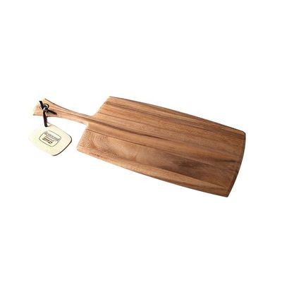 Wooden Olive Chopping Board for Portable Bread Cheese Cutting 8 x 20.5 x 0.5 inches