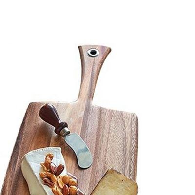 Wooden Olive Chopping Board for Portable Bread Cheese Cutting 8 x 20.5 x 0.5 inches