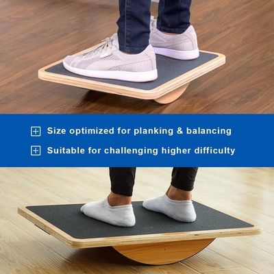 PLYWOOD Wooden Balance Board Rocker Board Improve Your Balance and Core Strength at Work