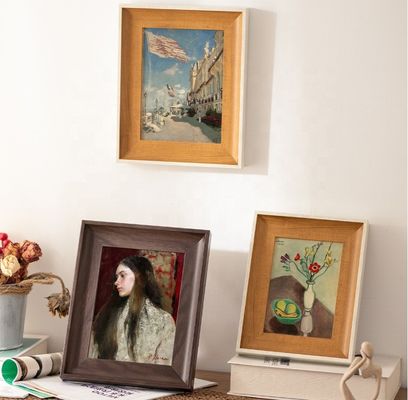 Solid Wood Photo Frame for Wall Picture Print Frame Cadre Photo in Customized Color