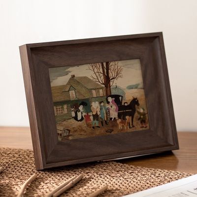 Solid Wood Photo Frame for Wall Picture Print Frame Cadre Photo in Customized Color