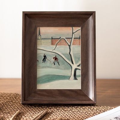 Solid Wood Photo Frame for Wall Picture Print Frame Cadre Photo in Customized Color