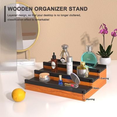 All-Season 3-Tier Cologne Stand Organizer with Hidden Storage Space and Standing Type