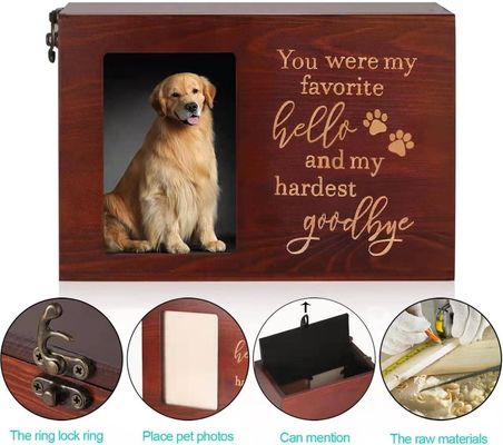 Pet Ashes Wooden Funeral Cremation Urns with Photo Frame Keepsake Memory Box Advantage