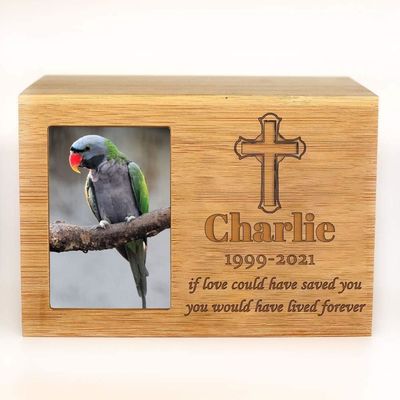 Wooden Pet Memorial Keepsake Urns for Dogs Ashes Small Animals Ashes Personalized