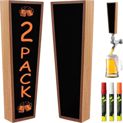 Customizable Chalkboard Beer Tap Handles for Bars and Restaurants Logo Included
