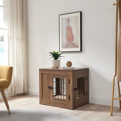 Wooden Furniture Style Dog Cage Modern Decorative Custom Pet House Side Table Nightstand