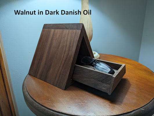 Square Mini Wooden Box Book Holder for Bed Room Wooden Triangle Book Rest Night Stand
