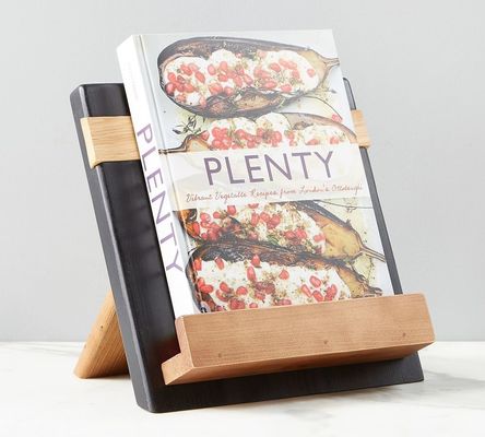 Handmade Reclaimed Wood Cookbook Holders Pine and Oak Slats for Kitchen Organization
