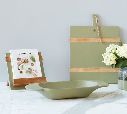 Handmade Reclaimed Wood Cookbook Holders Pine and Oak Slats for Kitchen Organization